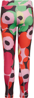 x Marimekko Believe This Aeroready Training Floral-Print přiléhavé kalhoty