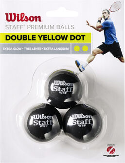 Staff Premium double yellow dot squashový míček