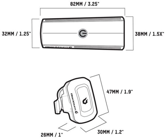 Dayblazer 400 Front + Click USB Rear světla na kolo