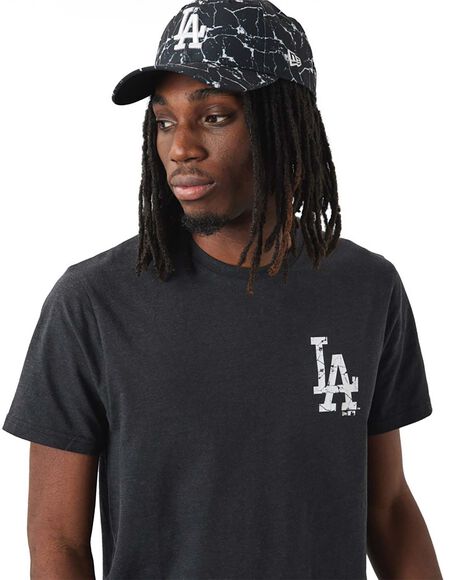 LA Dodgers Logo Infill Dark Grey tričko