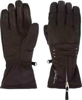 Dámské lyžařské rukavice Daria, Aquamax, kožená dlaň