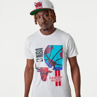 Chicago Bulls NBA Globe Logo tričko