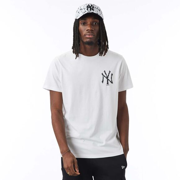 New York Yankees Logo Infill White tričko