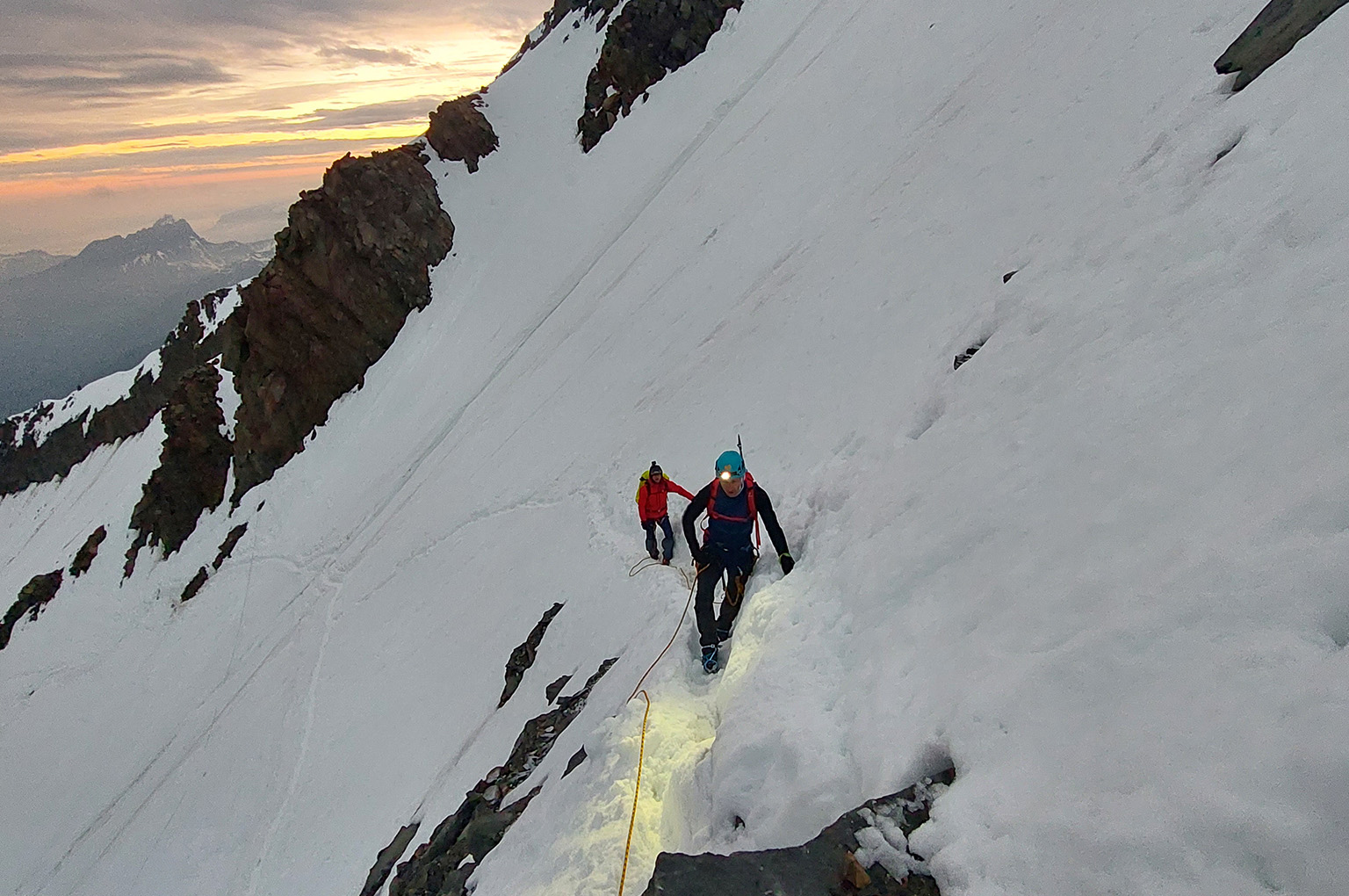 Výstup na Mont Blanc.